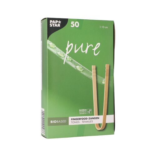 50 Fingerfood - Zangen, Bambus "pure" 10 cm