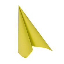Lade das Bild in den Galerie-Viewer, 20 Servietten &quot;ROYAL Collection&quot; 1/4-Falz 25 cm x 25 cm limonengrün
