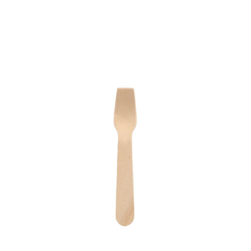 100 Eislöffel, Holz "pure" 9,4 cm