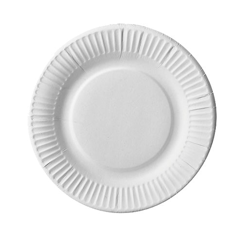100 Teller, Pappe "pure" rund Ø 19 cm weiss extra stark
