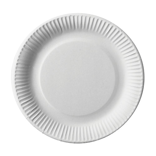 100 Teller, Pappe "pure" rund Ø 23 cm weiss