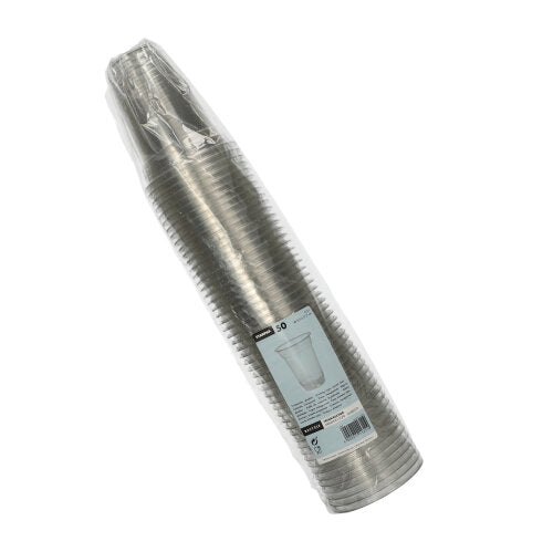 50 Trinkbecher "Hurricane", PET 0,3 l Ø 9,5 cm · 11,7 cm glasklar