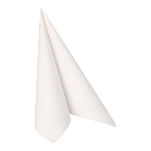 50 Servietten "ROYAL Collection" 1/4-Falz 40 cm x 40 cm weiss