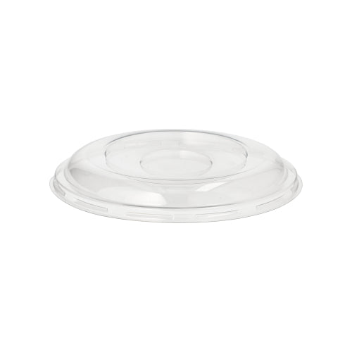 50 Dom-Deckel, R-PET rund Ø 15,5 cm · 2,5 cm klar