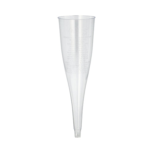 50 Stiel-Gläser (Oberteile) für Sekt, PS 0,1 l Ø 5 cm · 17,5 cm glasklar