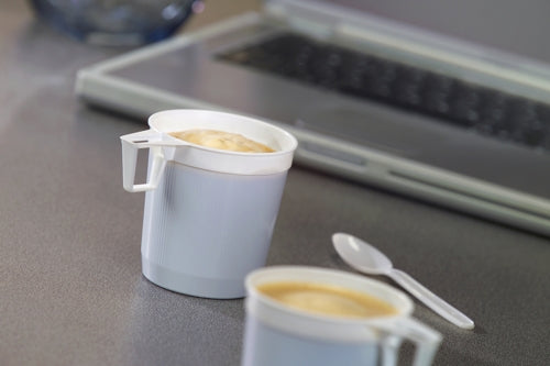 40 Kaffeetassen, PS 0,25 l Ø 8 cm · 8,5 cm weiss