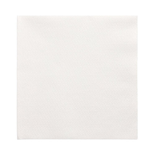 100 Servietten, 1-lagig 1/4-Falz 33 cm x 33 cm weiss