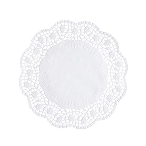 100 Tortenspitzen rund Ø 20 cm weiss
