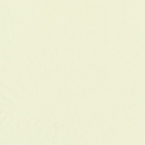 250 Servietten, 3-lagig 1/4-Falz 33 cm x 33 cm creme