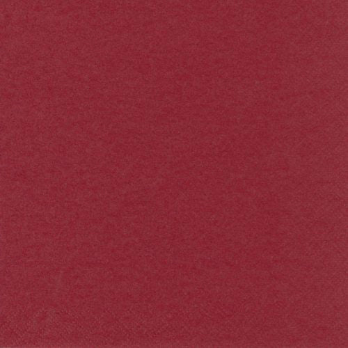 250 Servietten, 3-lagig 1/4-Falz 33 cm x 33 cm bordeaux