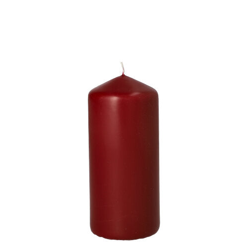 Stumpenkerze Ø 60 mm · 130 mm bordeaux