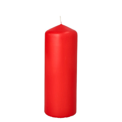 Stumpenkerze Ø 60 mm · 165 mm rot
