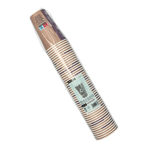 50 Trinkbecher, Pappe "To Go" 0,4 l Ø 9 cm · 13,5 cm