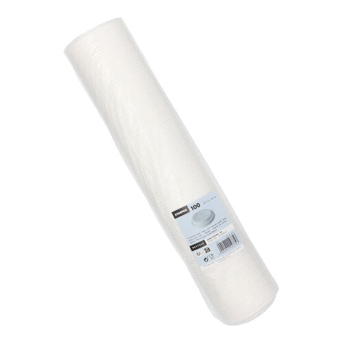 100 Dom-Deckel, PS "To Go" rund Ø 9 cm · 2,4 cm weiss