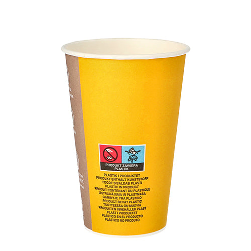 50 Trinkbecher, Pappe "To Go" 0,3 l Ø 8 cm · 11,6 cm