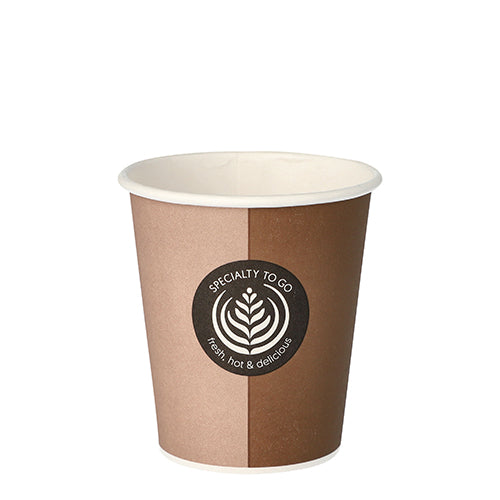 50 Trinkbecher, Pappe "To Go" 0,2 l Ø 8 cm · 9,1 cm