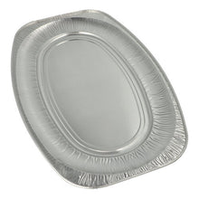 Lade das Bild in den Galerie-Viewer, 3 Servierplatten, Alu oval 54,7 cm x 35,8 cm
