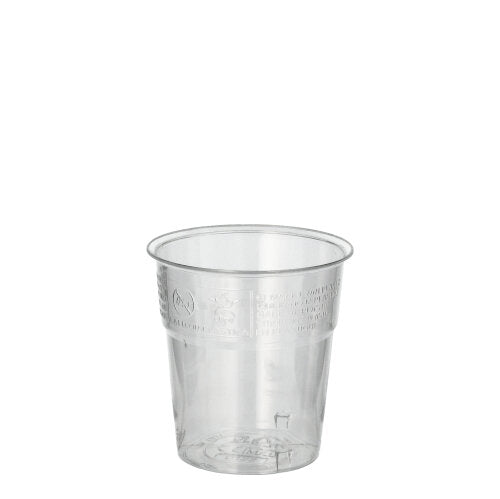50 Trinkbecher, PS 0,1 l Ø 6 cm · 6,7 cm glasklar
