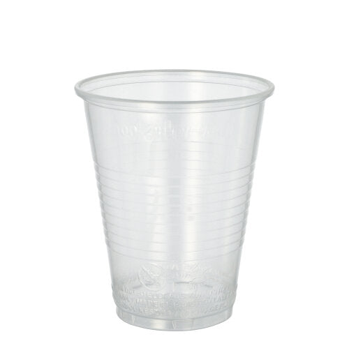 50 Trinkbecher, PP 0,3 l Ø 9,5 cm · 11,1 cm transparent mit Schaumrand