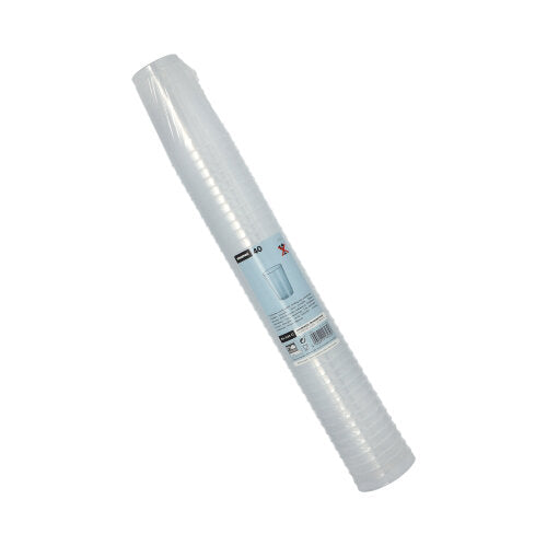 40 Mehrweg-Trinkbecher PP 0,2 l Ø 6,8 cm · 9,8 cm transluzent unzerbrechlich