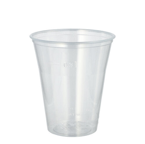 75 Trinkbecher, PS 0,3 l Ø 9,5 cm · 11 cm klar mit Schaumrand