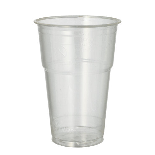 70 Kaltgetränkebecher, PLA "pure" 0,4 l Ø 9,5 cm · 13,2 cm glasklar mit Schaumrand