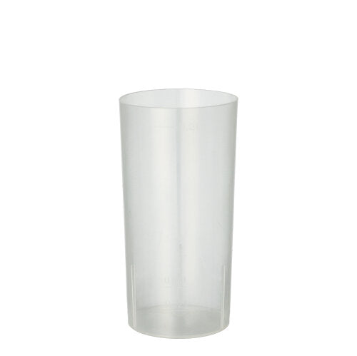 10 Mehrweg-Gläser für Longdrinks PP 0,2 l Ø 5,5 cm · 10,9 cm transluzent unzerbrechlich