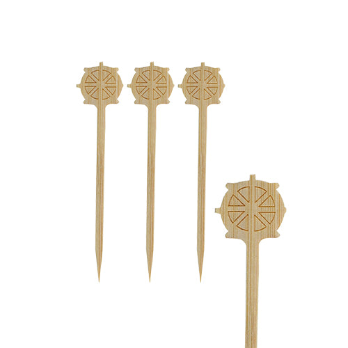 200 Fingerfood - Picker "pure" 9 cm "Steuerrad"