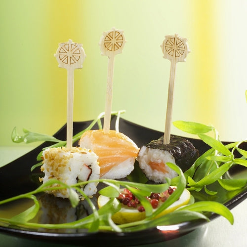 200 Fingerfood - Picker "pure" 9 cm "Steuerrad"