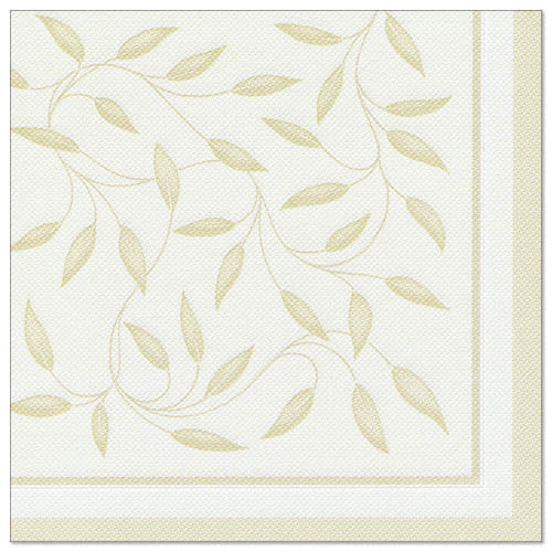 20 Servietten "ROYAL Collection" 1/4-Falz 40 cm x 40 cm champagner "New Mediterran"