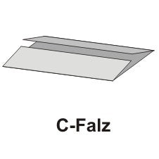 120 Blatt Handtuchpapier C-Falz 50 cm x 25 cm natur 1-lagig