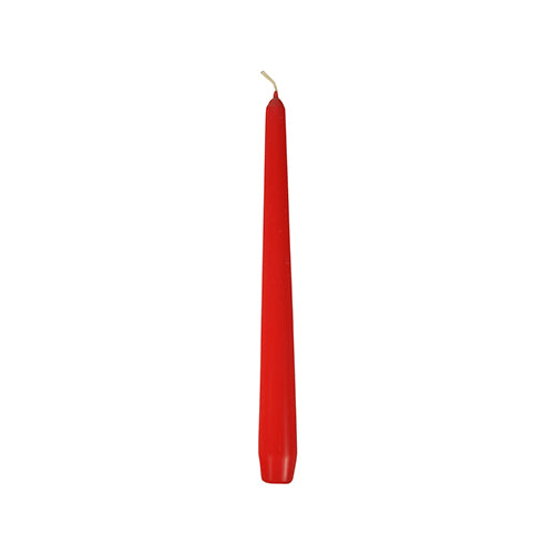 50 Leuchterkerzen Ø 2,2 cm · 25 cm rot