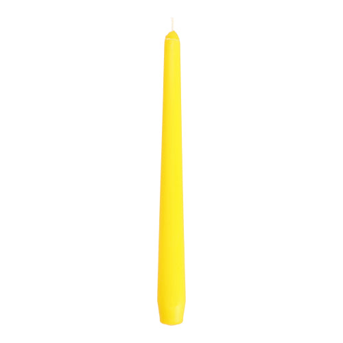 50 Leuchterkerzen Ø 2,2 cm · 25 cm gelb