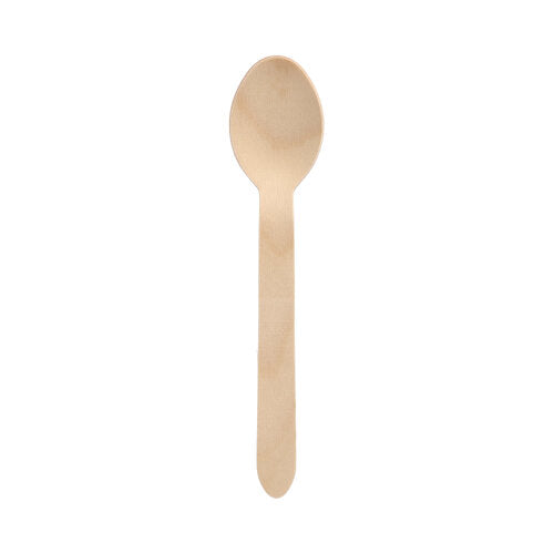 100 Löffel, Holz "pure" 15,7 cm