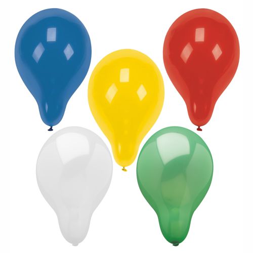 8 Luftballons Ø 32 cm farbig sortiert