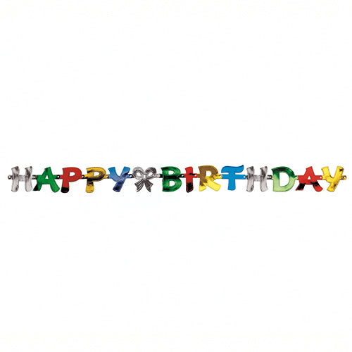 Grußkette 1,4 m "Happy Birthday"