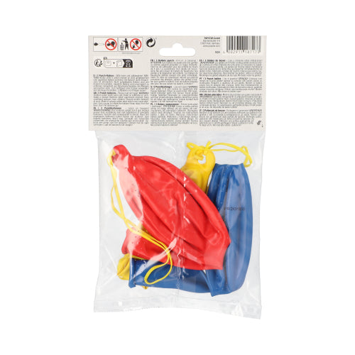 3 Punch Ballons Ø 40 cm farbig sortiert