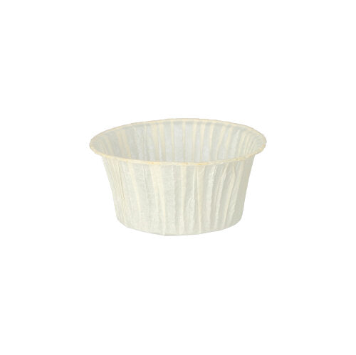 20 Muffins-Backförmchen Ø 5 cm · 3,5 cm weiss