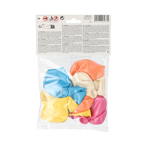 10 Luftballons Ø 25 cm farbig sortiert "Pearly"