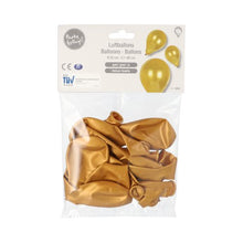 Lade das Bild in den Galerie-Viewer, 10 Luftballons Ø 25 cm gold
