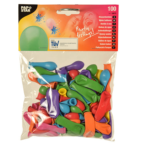 100 Luftballons farbig sortiert "Wasserbomben"
