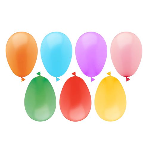 100 Luftballons farbig sortiert 