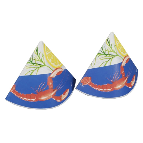 4 Hütchen "Lobster"