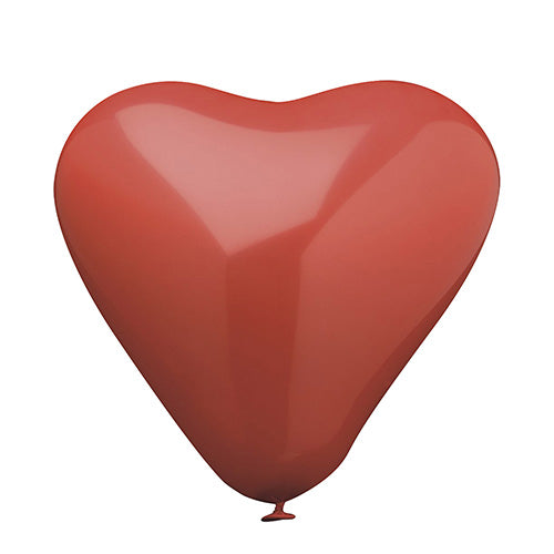 10 Luftballons Ø 30 cm rot "Heart" large