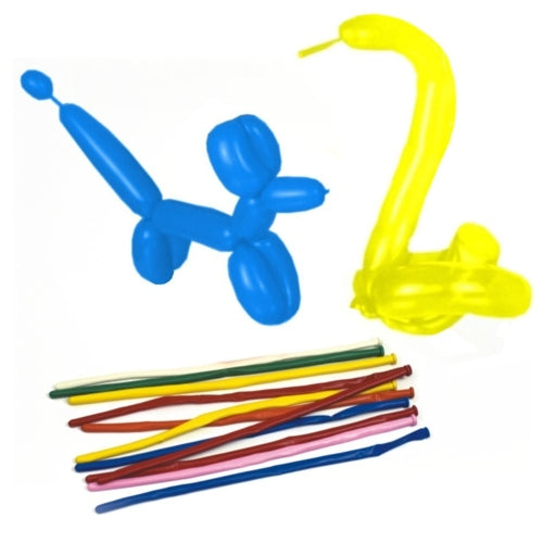 50 Modellierballons 140 cm farbig sortiert "Maxi"
