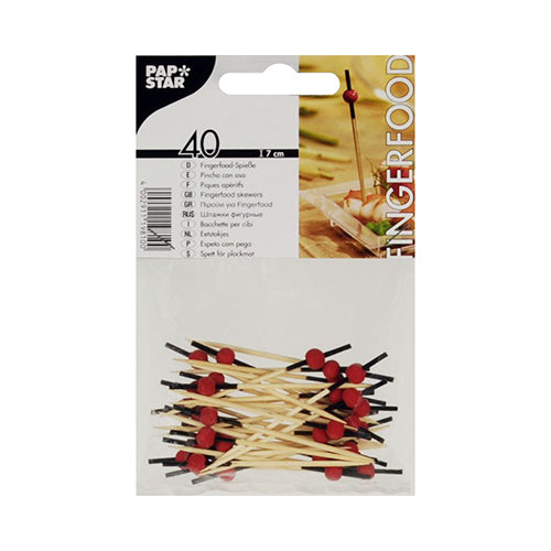 40 Fingerfood - Picker 7 cm "Red Pearl"
