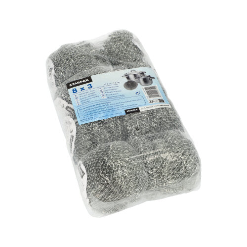 3 Topfreiniger, Draht Ø 7 cm · 2 cm , kratzend