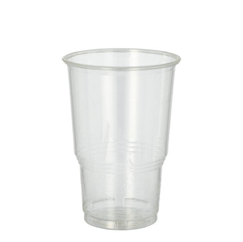 25 Kaltgetränkebecher, PLA "pure" 0,25 l Ø 7,8 cm · 11 cm glasklar mit Schaumrand