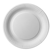 Lade das Bild in den Galerie-Viewer, 25 Teller, Pappe &quot;pure&quot; rund Ø 26 cm weiss extra stark

