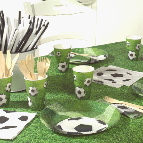 Tischdecke, Papier 5 m x 1,2 m "Football"